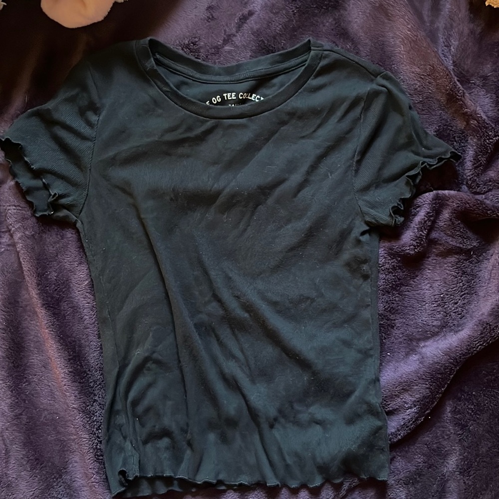 Black OG tee collection shrunken tee
